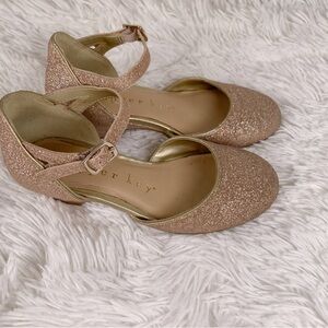 Copper Key girl Glittery Mary Jane Heels